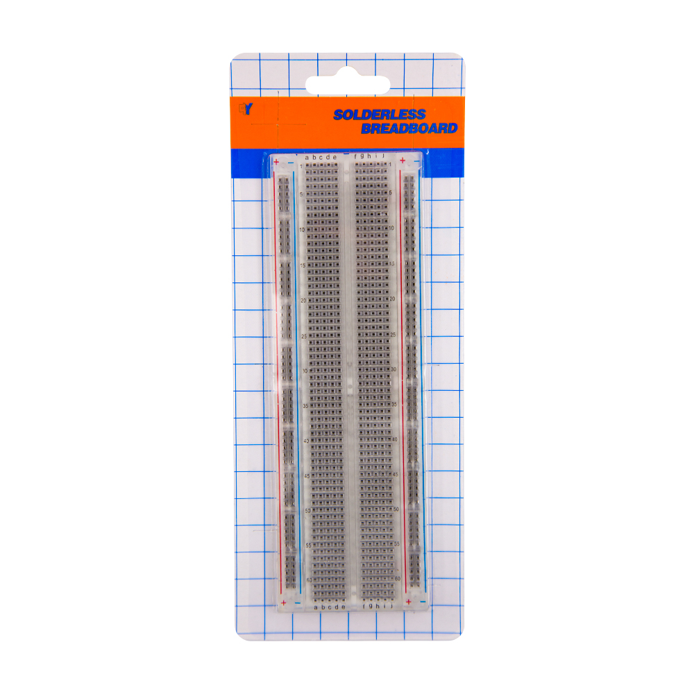 Беспаечная макетная плата на 830 точек, прозрачная